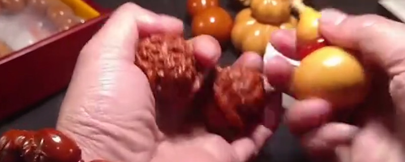 橄榄核怎么盘红的快