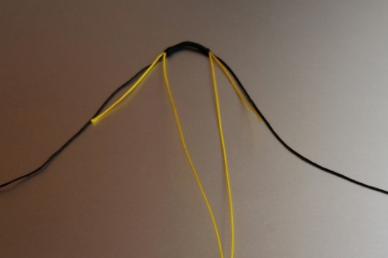 翡翠吊坠扣头编绳方法