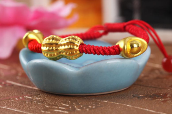 黄金元宝手链编法图解,黄金元宝手链编织步骤