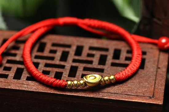 黄金元宝手链编法图解,黄金元宝手链编织步骤