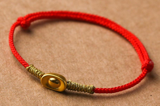 黄金元宝手链编法图解,黄金元宝手链编织步骤