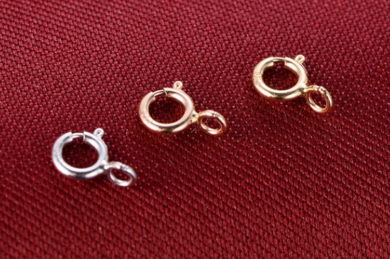 黄金弹簧扣是不是足金