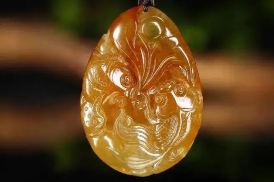 美丽的黄石头是蜜蜡还是黄水晶